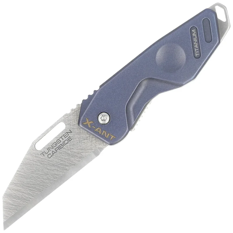 Okazja Extrema Ratio X-ANT LE No 048/100 Blue Titanium Knife, Sandblast Sintered Tungsten Carbide (04.1000.0467/MD/TI)