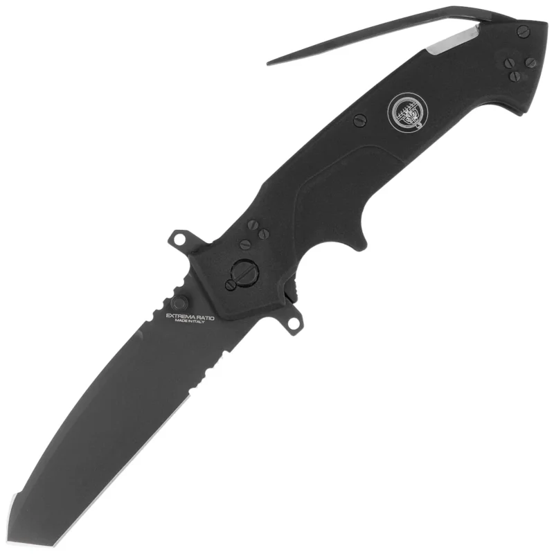 Nóż składany Extrema Ratio Glauca B1 NS Black Aluminium, Black MIL-C N690 (04.1000.0139/BLK/NS) Premium