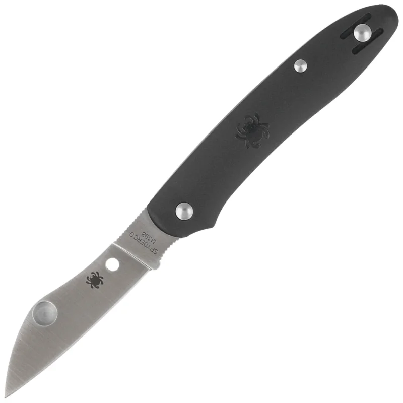 Spyderco Roadie XL Black FRN, Satin M398 by Sal Glesser Knife (C267BKP) Hit sprzedaży