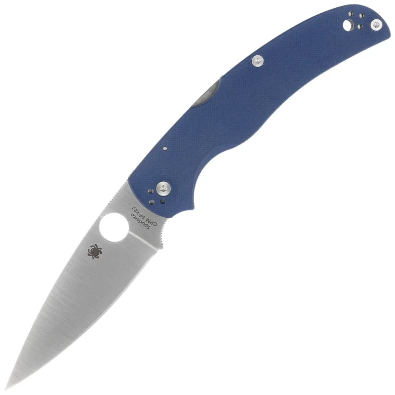 Ograniczona ilość Nóż składany Spyderco Native Chief Cobalt Blue G10, Satin CPM SPY27 by Sal, Eric Glesser (C244GPCBL)