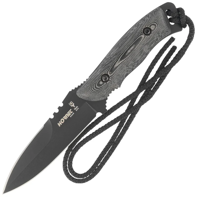 Promocja Muela Hornet-10N Gray Micarta, Black X50CrMoV15 knife