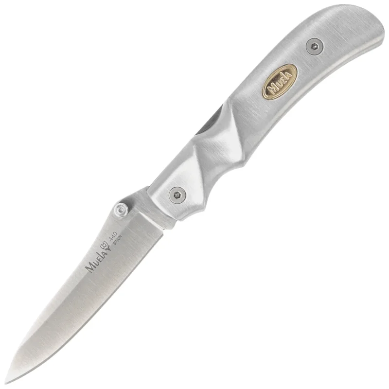 Muela AL-8 Gray Aluminum Knife, Satin X50CrMoV15 Dodaj do koszyka