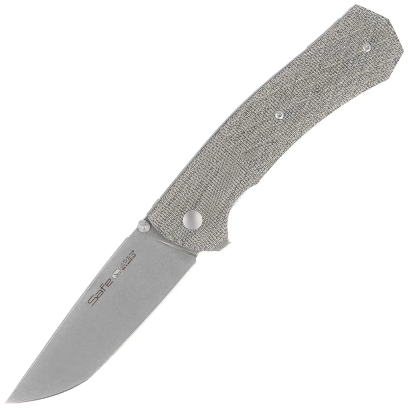 Nowość Viper Safe Green Canvas Micarta, Stonewashed M390 by Fabrizio Silvestrelli knife (V6016CG3D)