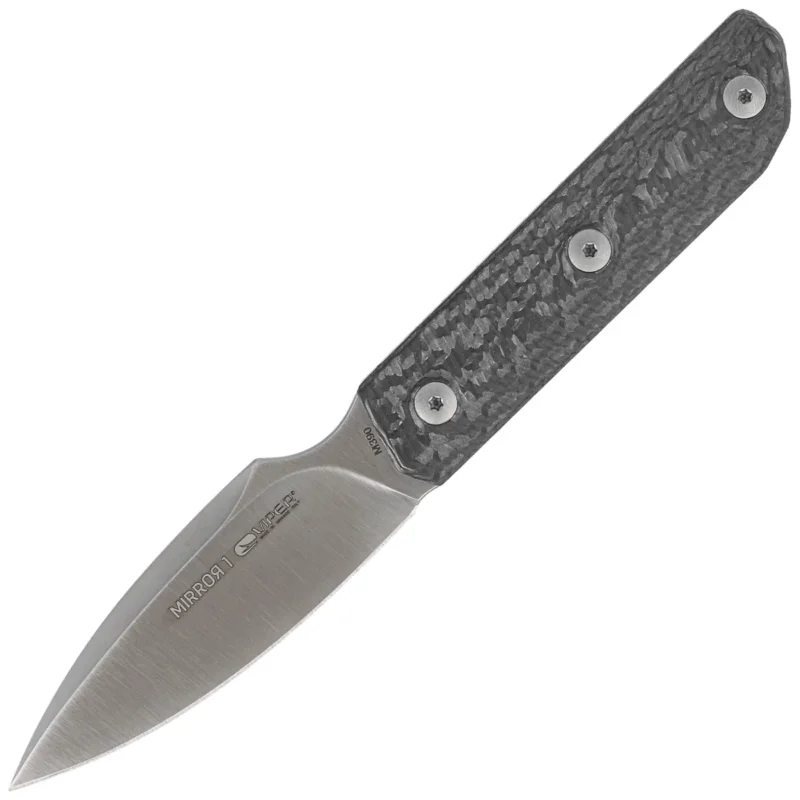 Viper Mirror 1 Carbon Fiber, Satin M390 by Igor Bortolussi knife (VT4058FC) Taniej
