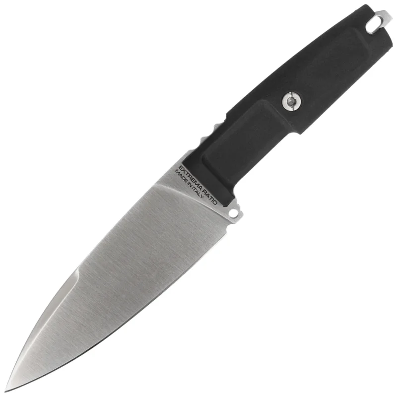 Bezpieczne zakupy Extrema Ratio Shrapnel ONE Black Forprene, Satin N690 knife (04.1000.0500/SAT/BLK)