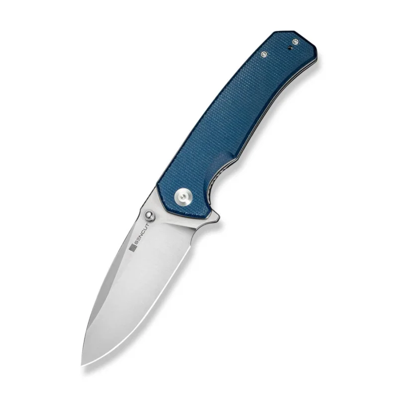 Sencut Skarnax Knife Blue Canvas Micarta, Satin 9Cr18MoV (S24025-3) Tylko do końca tygodnia