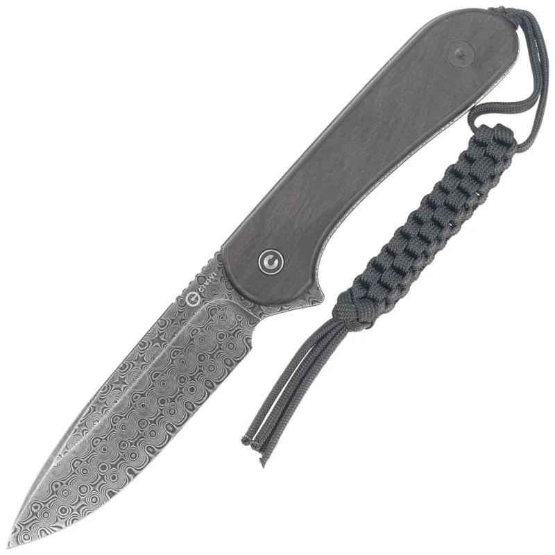 Ostatnia szansa Nóż Civivi Elementum Fixed Tactical Black Ebony Wood, Damascus (C2105-DS1)
