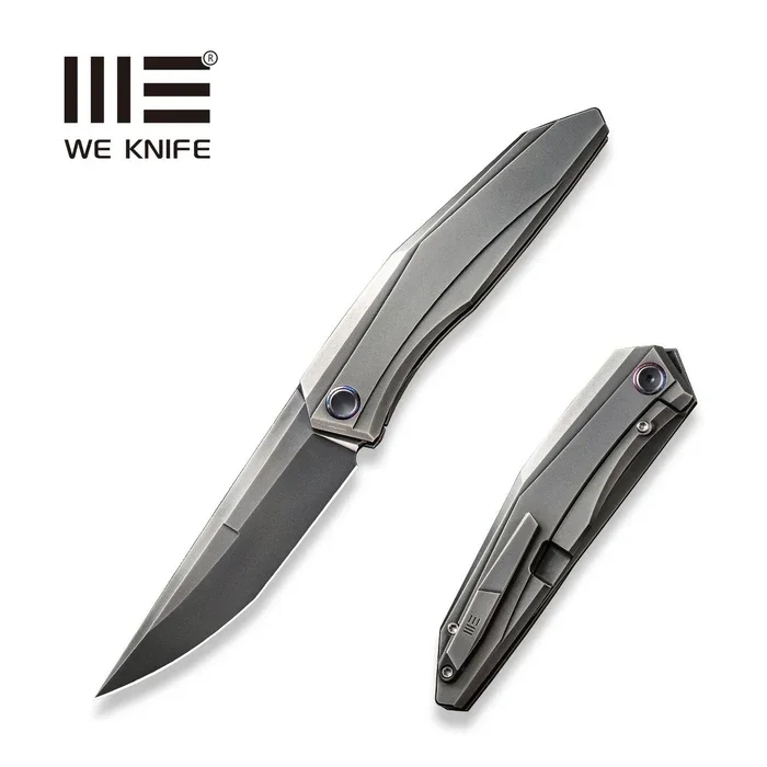WeKnife Cybernetic LE No 037/207 Polished Gray Titanium, Polished Gray CPM 20CV (WE22033-6) Wybór klientów