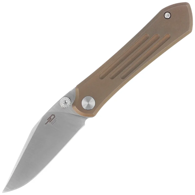 Bestech Icarus Knife Bronze Stonewashed Titanium, Satin M390 by Nick Rogers (BT2302F) Nie przegap