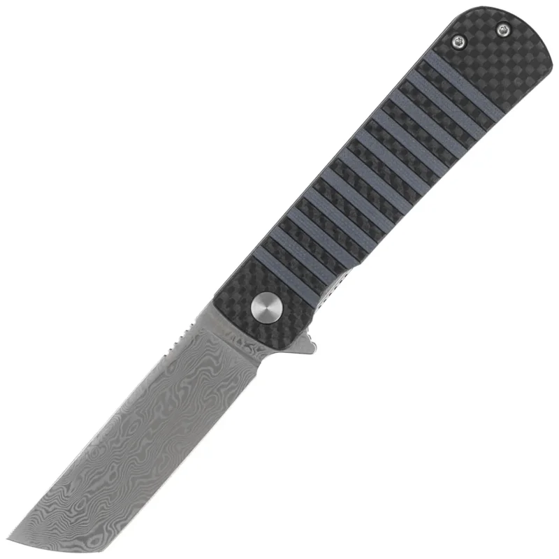 Bestech Titan Knife Black Carbon Fiber/Blue G10, Damascus by Keanu Alfaro (BL05A) Ostatnie sztuki