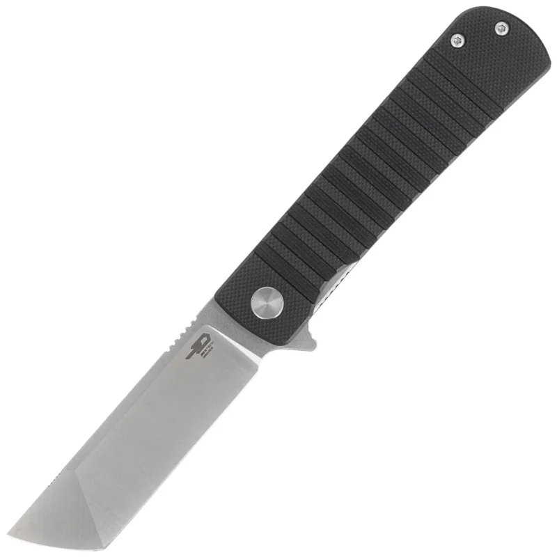 Zniżka Nóż składany Bestech Titan Black G10, Stonewashed/Satin D2 by Keanu Alfaro (BG49A-1)