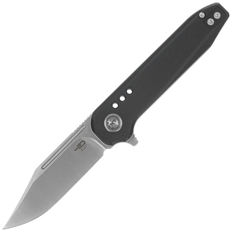 Okazja Nóż składany Bestech Syntax CP Black G10, Stonewashed/Satin CPM 154CM by Todd Knife and Tool (BG41A)