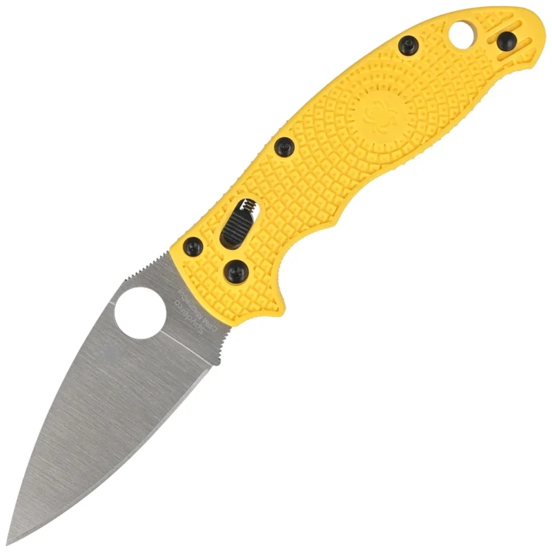 Szybka dostawa Spyderco Manix 2 Lightweight Salt Knife Yellow FRN, Satin MagnaCut by Eric Glesser (C101PYL2)