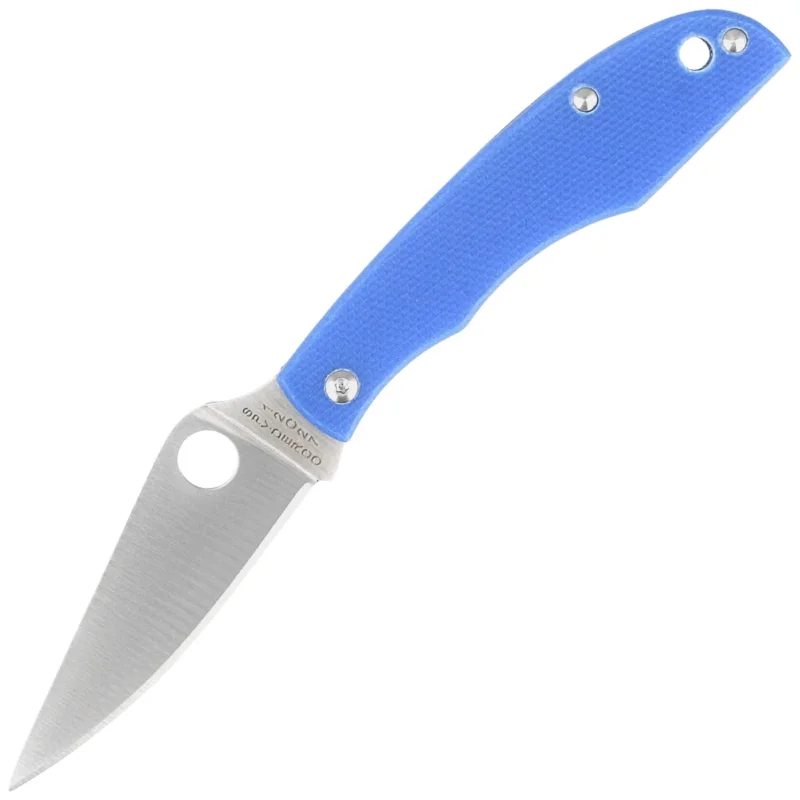 Nóż składany Spyderco Grasshopper Blue G10, Satin 12C27 (C138GBLP) Taniej