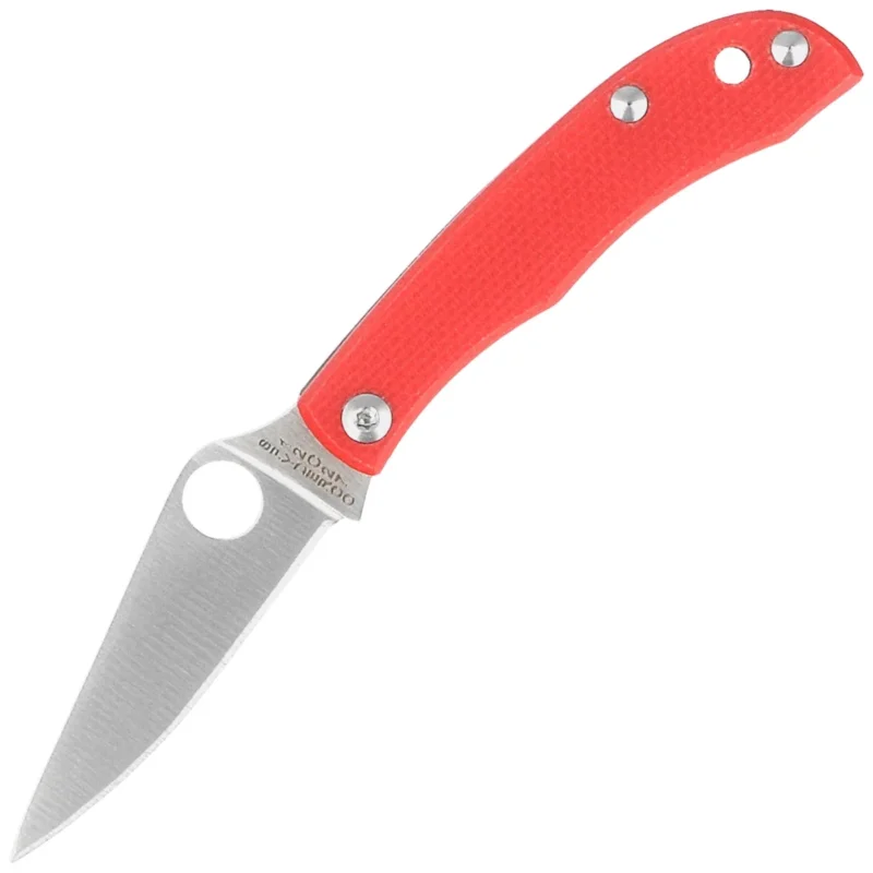 Spyderco Honeybee Knife Red G10, Satin 12C27 (C137GRDP) Oferta czasowa