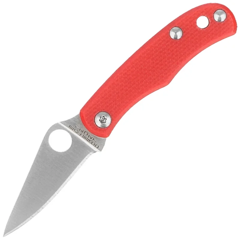 Nóż składany Spyderco Bug Red G10, Satin 12C27 (C133GRDP) Szybka dostawa