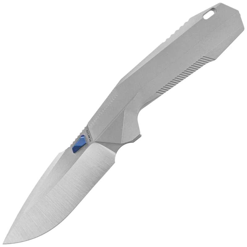 Darmowy zwrot Nóż składany Remette RT-WK1-E Gray Titanium, Hand Grinding Satin M390