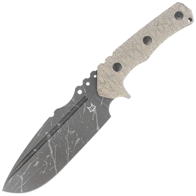 Do wyczerpania zapasów Fox URO Knife OD Green Canvas Micarta, Acid Washed Niolox by Wander Tactical (FX-623 ODA)