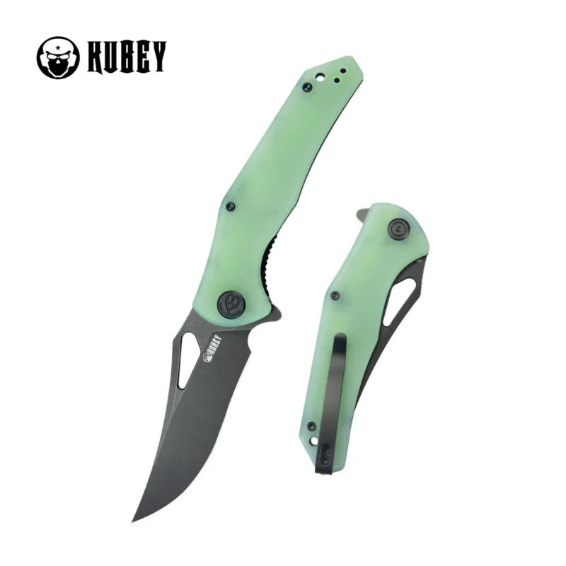 Obniżka ceny Kubey Phemius KU149H Knife Jade G10, Blackwashed 14C28N