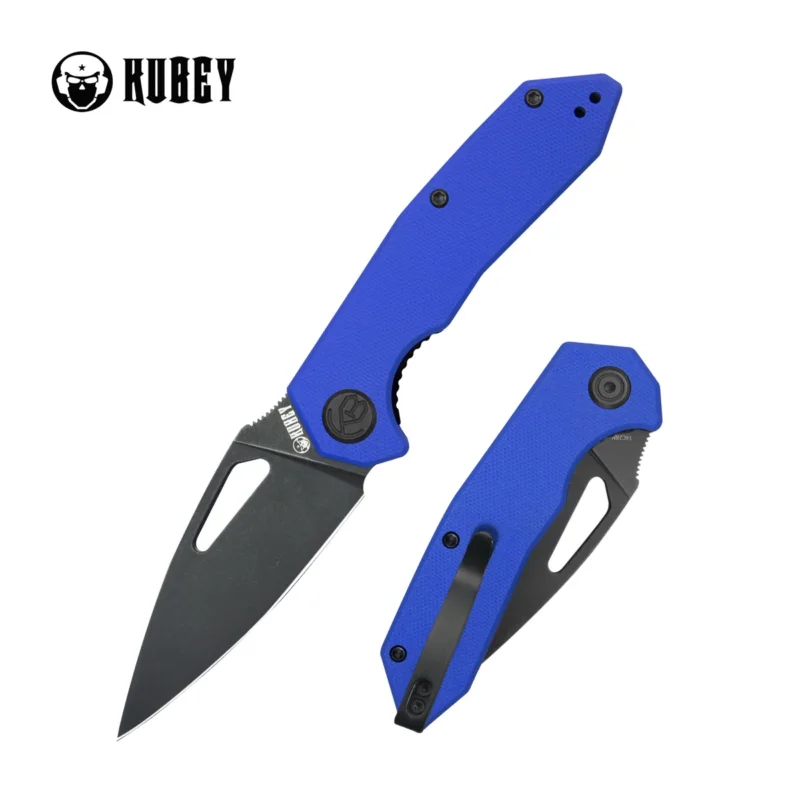 Nóż składany Kubey Coeus KU122Y Blue G10, Blackwashed 14C28N Sprawdź teraz