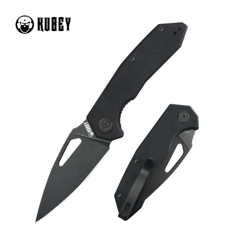 Szybka dostawa Kubey Coeus KU122X Knife Black G10, Blackwashed 14C28N