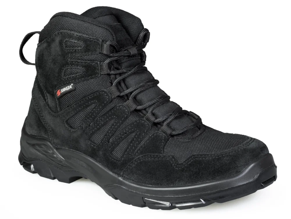 Darmowy zwrot Sibeza SVG Mid Black shoes, Non Metallic (3001144)