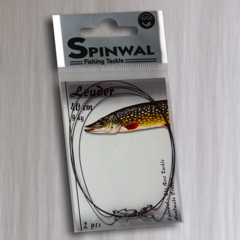 SPINWAL PRZYPON WOLFRAMOWY 40cm 9kg ZBROJONY Premium