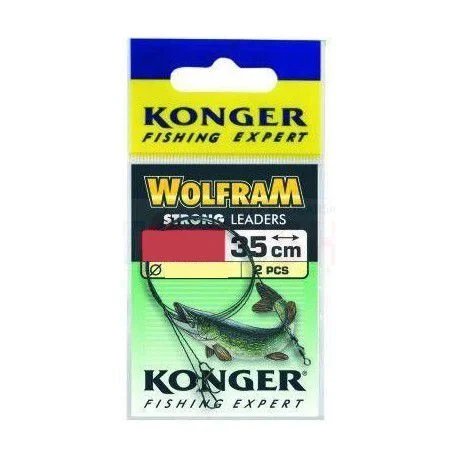 Tani KONGER PRZYPON WOLFRAMOWY STRONG 45 cm 35 kg