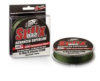 SUFIX PLECIONKA 832 120m 0,10mm ZIELONA Popularny
