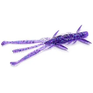 Tylko do końca tygodnia Przynęta FISHUP Shrimp 3” 060 - Dark Violet/Peacock & Silver
