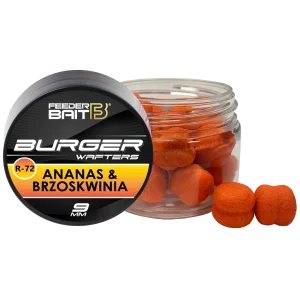 Burger Wafters Feeder Bait 9mm R-72 Brzoskwinia Ananas Hit sprzedaży