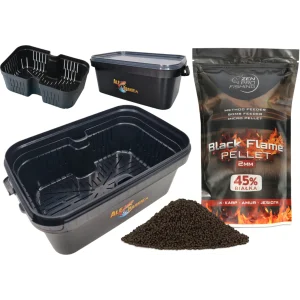 Taniej ZEN Pro Fishing BLACK FLAME Pellet + Wiaderko Alebranie + Sito Drennan