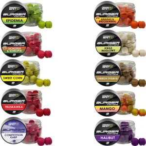Oferta czasowa Zestaw Feeder Bait Wafters Burger 9mm 10 Sztuk