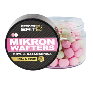 Darmowa dostawa Mikron Wafters Feeder Bait 4/6mm Kryl & Kałamarnica 25ml