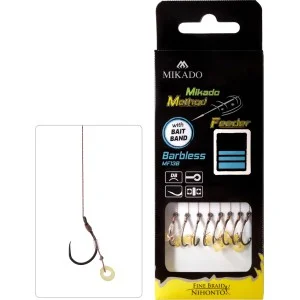 Do wyczerpania zapasów Haczyki plecionka Method Feeder MIKADO bez zadziora 8szt Gumka 10