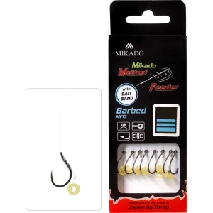 Haczyki przypony Method Feeder MIKADO z zadziorem 8szt Gumka 8 Super okazja