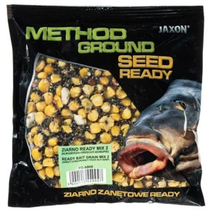 ZIARNO JAXON METHOD GROUND READY MIX KUKURYDZA ORZECHY KONOPIE 0,5KG Tylko dziś