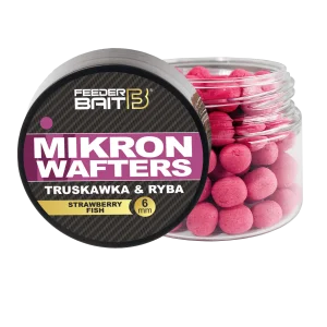 Mikron Wafters Feeder Bait 4/6mm Truskawka & Ryba 25ml Bezpieczne zakupy