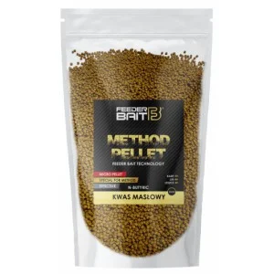 Micro Pellet 2mm FEEDER BAIT KWAS MASŁOWY Hit sprzedaży
