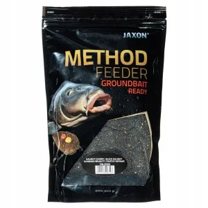 Obniżka ceny Zanęta JAXON METHOD HALIBUT CZARNY 750g