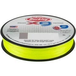 Wysoka jakość Plecionka Berkley X9 Braid 0,35mm/150m, Fluo Green