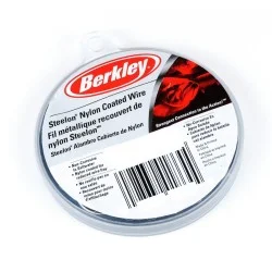 Sprawdź teraz Przypon Berkley McMahon Steelon Nylon Coated Wire 15lb/30ft