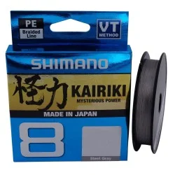 Cena promocyjna Plecionka Shimano Kairiki 8 0,13mm/300m, Steel Gray