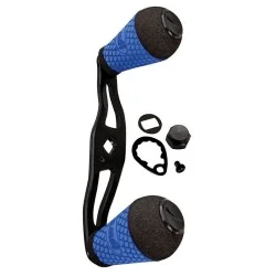 Podwójna korbka do kołowrotka Lew's Standard Padle Aluminium Grip Blue Łatwy zwrot