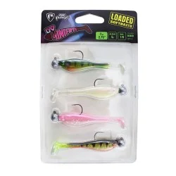 Wysoka jakość Zestaw przynęt gumowych Fox Rage Mini Fry Loaded rozm.1/0 7cm/5g (4szt.)