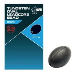 Bezpieczna płatność Koralik Nash Tungsten Oval Leadcore Bead 8mm (10szt.)