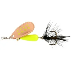 Oferta czasowa Błystka Abu Garcia Droppen Fluo Chartreuse Black Feather 5,3cm/12g, Copper