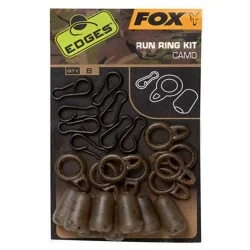 Zestaw przelotowy Fox Edges Camo Run Rig Kit Łatwy zwrot