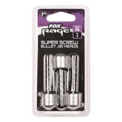 Łatwy zwrot Główka jigowa Fox Rage Super Screws 30g (3szt.)