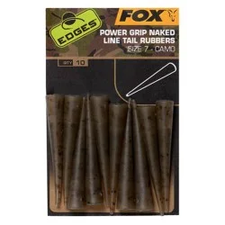 Cena promocyjna Nasadka gumowa Fox Edges Camo Power Grip Naked Tail Rubbers rozm.7 (10szt.)